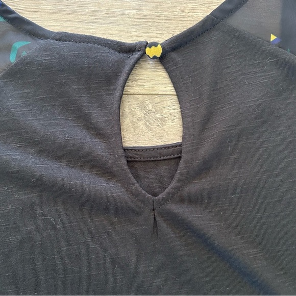 ModCloth Women Jack-O-Lantern Raglan 3/4 Sleeve Keyhole Halloween Shirt size XL - Picture 7 of 12